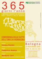 Conferenza regionale delle elette dell'Emilia-Romagna