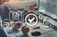 immagine stock Sistema gestione integrato