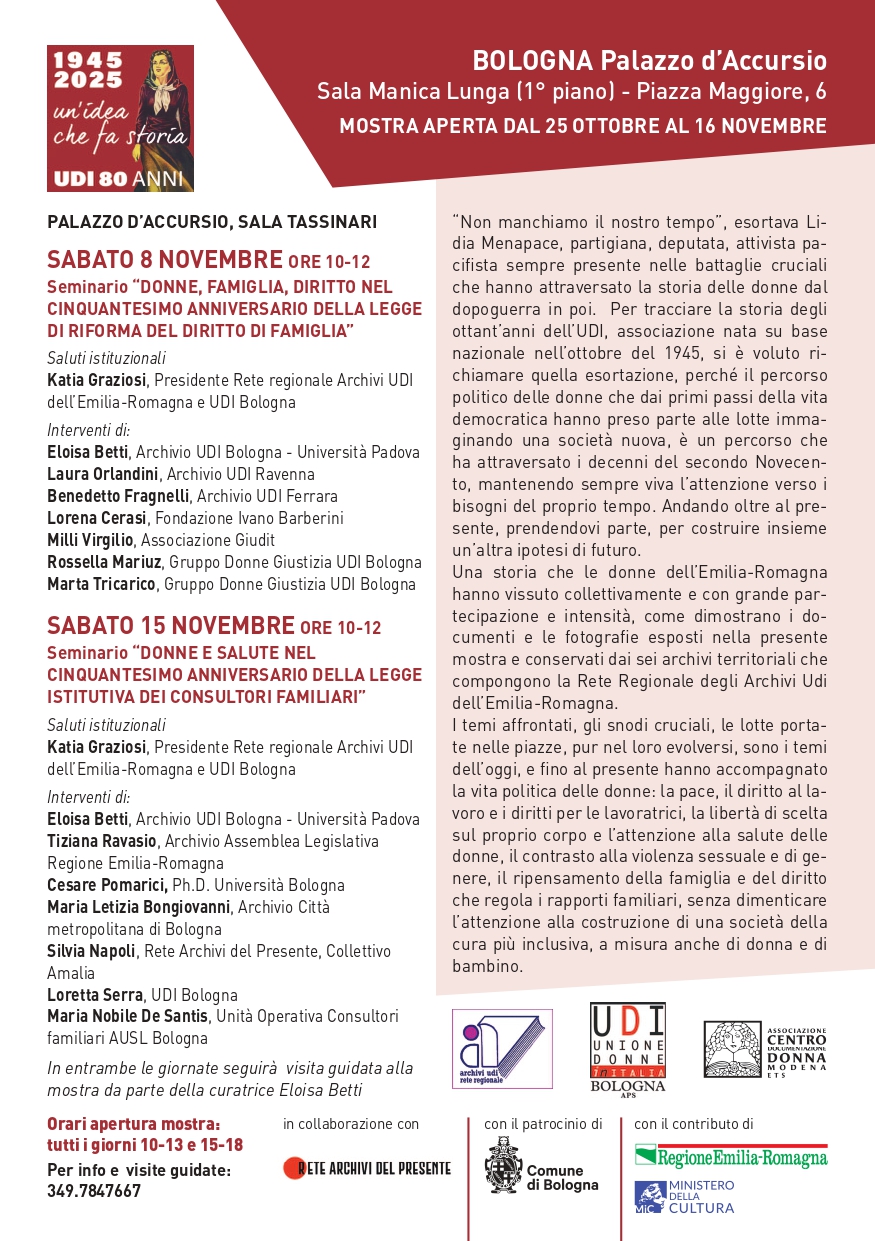 Seminario UDI 15 novembre
