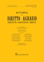 Rivista di diritto agrario (1996- 2015)