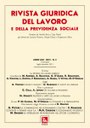 Rivista giuridica del lavoro e della previdenza sociale (2006- )