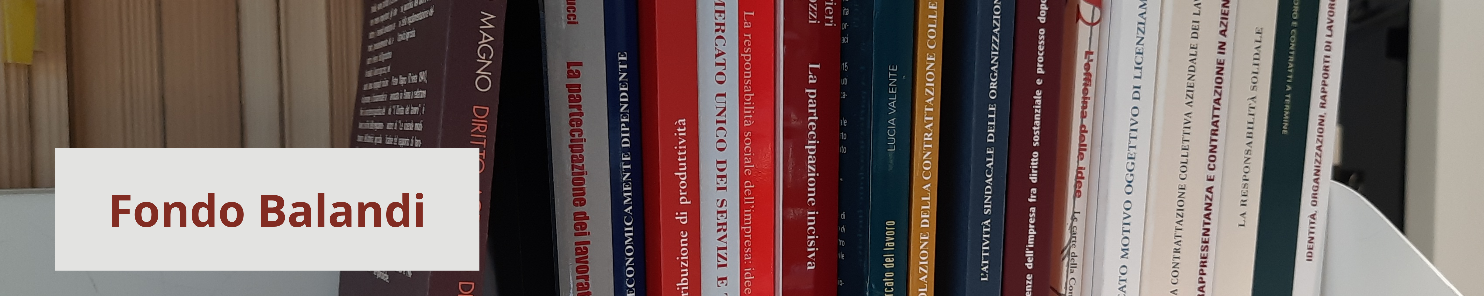 libri del Fondo Balandi