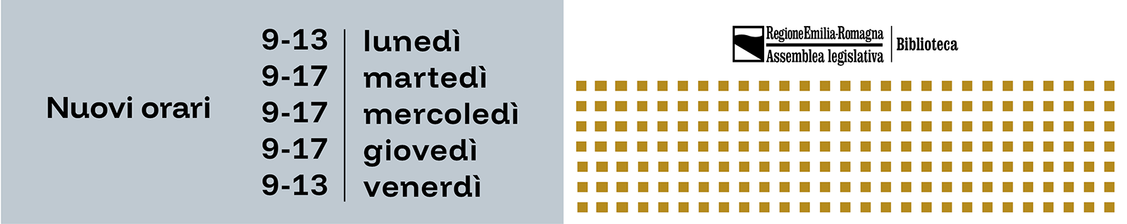 nuovi orari nuovi orari