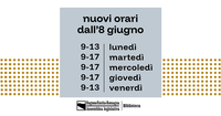 Nuovi orari di apertura della biblioteca