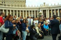 Cento narratori emozionati dal Papa 