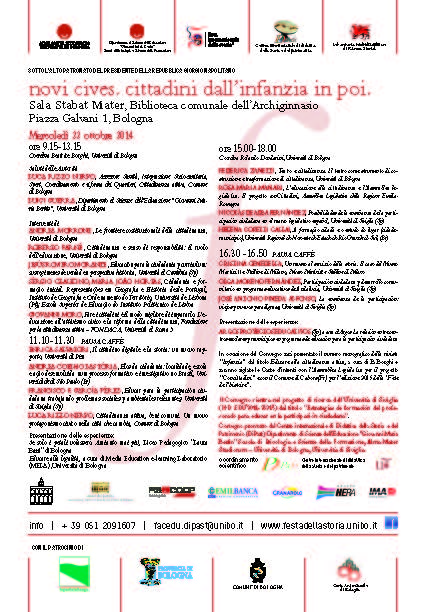 Festa internazionale storia - programma