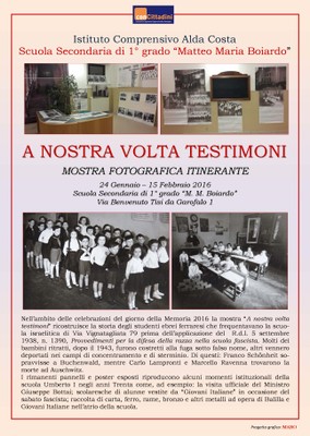 Comune FE - mostra testimoni