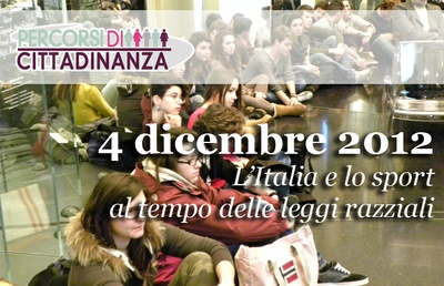 4.12.2012 sport e leggi razziali