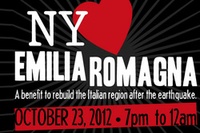 La Grande mela per l’Emilia: a New York cena di gala e asta di cimeli di Hollywood per raccogliere fondi per la ricostruzione