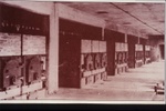 Auschwitz, 1943. Le cinque batterie di forni del Crematorio II (o del Crematorio III) ormai completate.