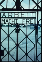 Dachau. Il cancello del Lager