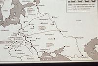 L’avanzata tedesca in Unione Sovietica e i settori d’azione degli Einsatzgruppen.