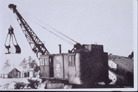 Polonia, 1942. La scavatrice usata nelle fosse comuni di Treblinka. Fotografia tratta dall’album personale di Kurt Franz