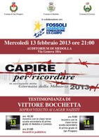 Mem in ER - fossoli incontro Vittore Bocchetta Mem in ER - fossoli incontro Vittore Bocchetta