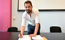 La firma del presidente dell'Assemblea Fabbri