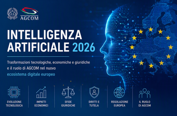 Rapporto AGCOM sull’Intelligenza Artificiale 2026 https://www.assemblea.emr.it/corecom/news/2026/rapporto-2026-sull2019intelligenza-artificiale-evoluzione-dei-modelli-impatti-sistemici-e-governance-agcom-in-europa