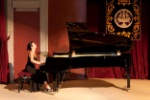 Cristina, pianista piacentina a Madrid