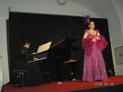 Concerto di musica lirica nell'associazione emiliano-romagnola 
