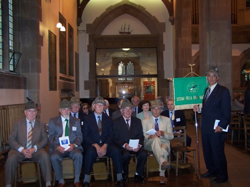 il corpo degli alpini ha partecipato all'omaggio