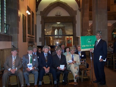 il corpo degli alpini ha partecipato all'omaggio