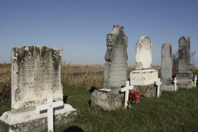 Lapidi di E-R deceduti nel disastro della miniera di Cherry - Cimitero di Ladd