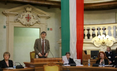 Apertura dei lavori del Sindaco di Reggio Emilia, Graziano Delrio