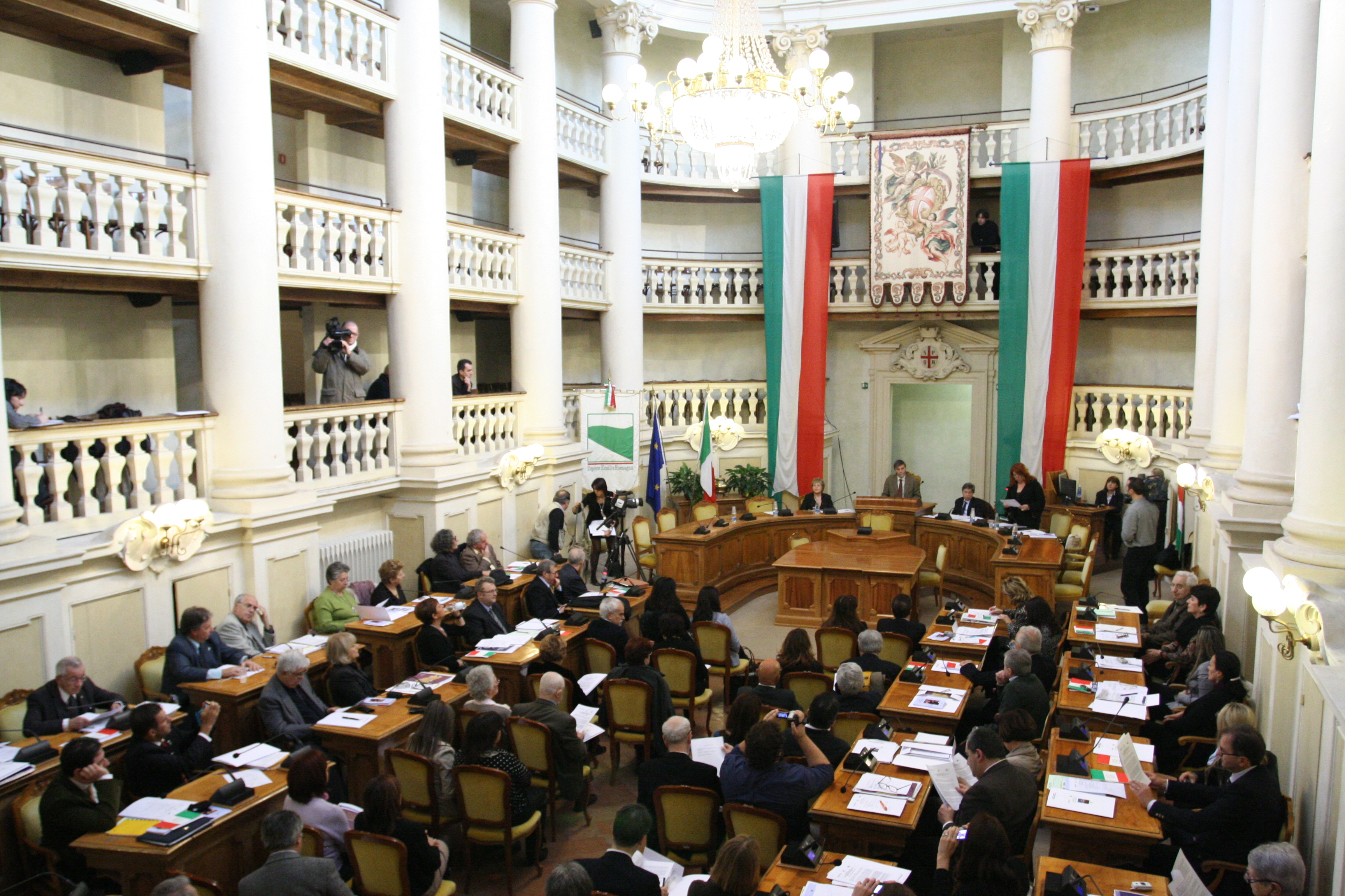 Riunione di insediamento della nuova Consulta presso la sala del Tricolore 
