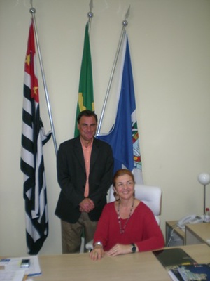 La Presidente Silvia Bartolini incontra al Sindaco della città di Porto Real in Comune.