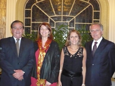 La Presidente Bartolini e il Presidente Boiardi, insieme alle autorità di Providenza (Cile)