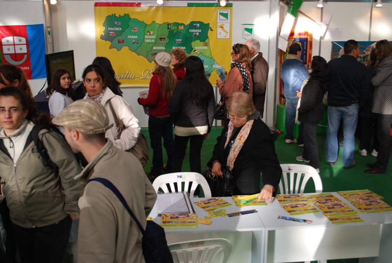 Visitatori dello stand