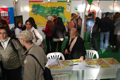 Visitatori dello stand