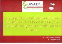 L'emigrazione dalla Regione Emilia-Romagna