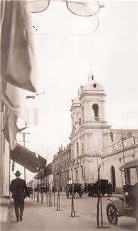 La città di San Juan in una vecchia foto del 1894
