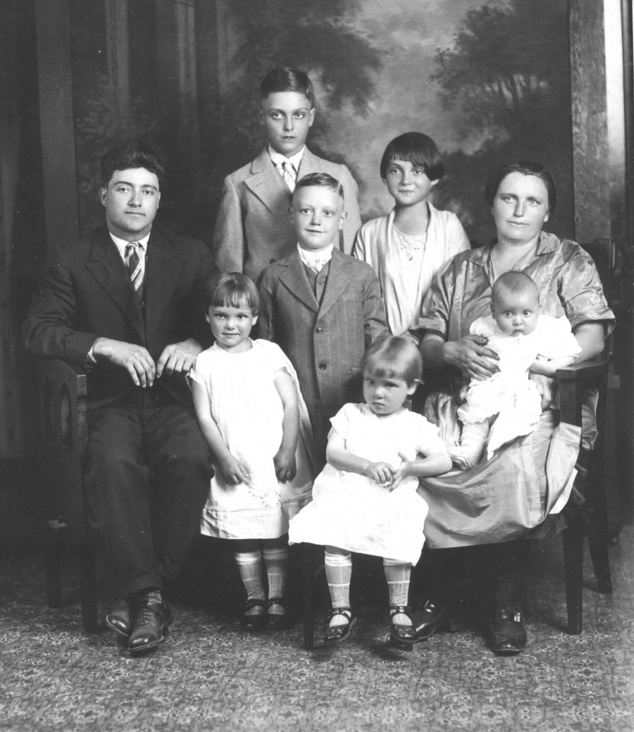 Famiglia emigrata negli Stati uniti