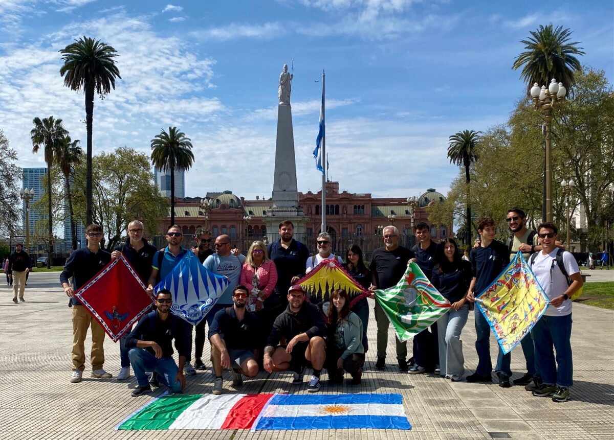 Concluso il viaggio degli sbandieratori e musici faentini a Buenos Aires per il progetto "Faenza/ER Overseas"