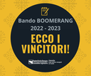 Bando Boomerang 2022-2023: gli esiti