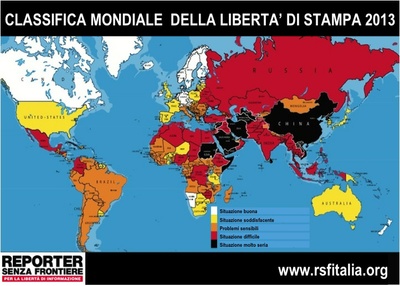 mappa libertà di stampa