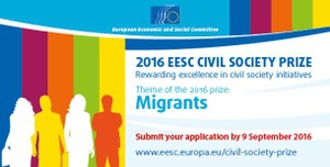 2016 EESC Civil Society Prize - migranti