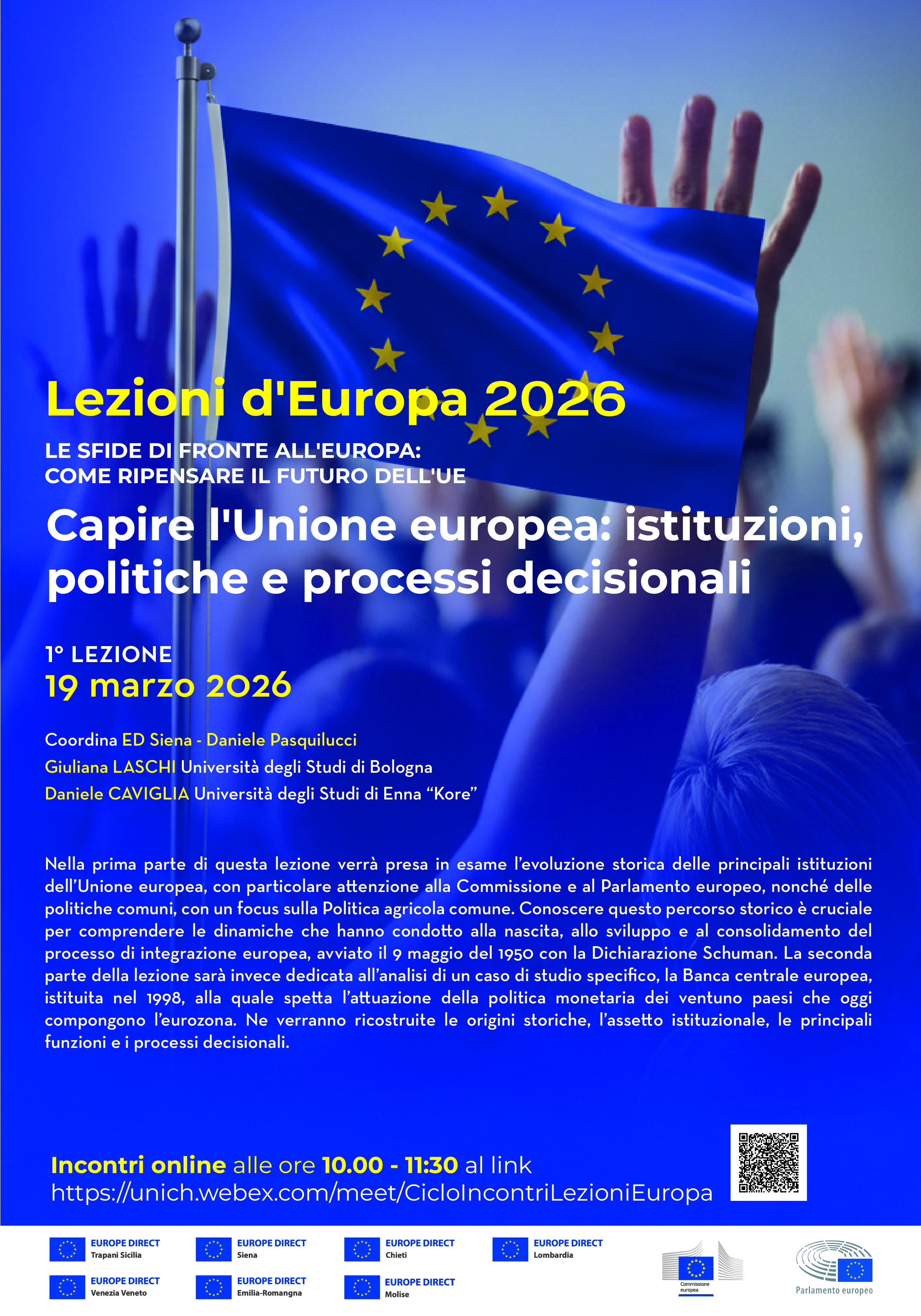 Lezioni Europa marzo 2026