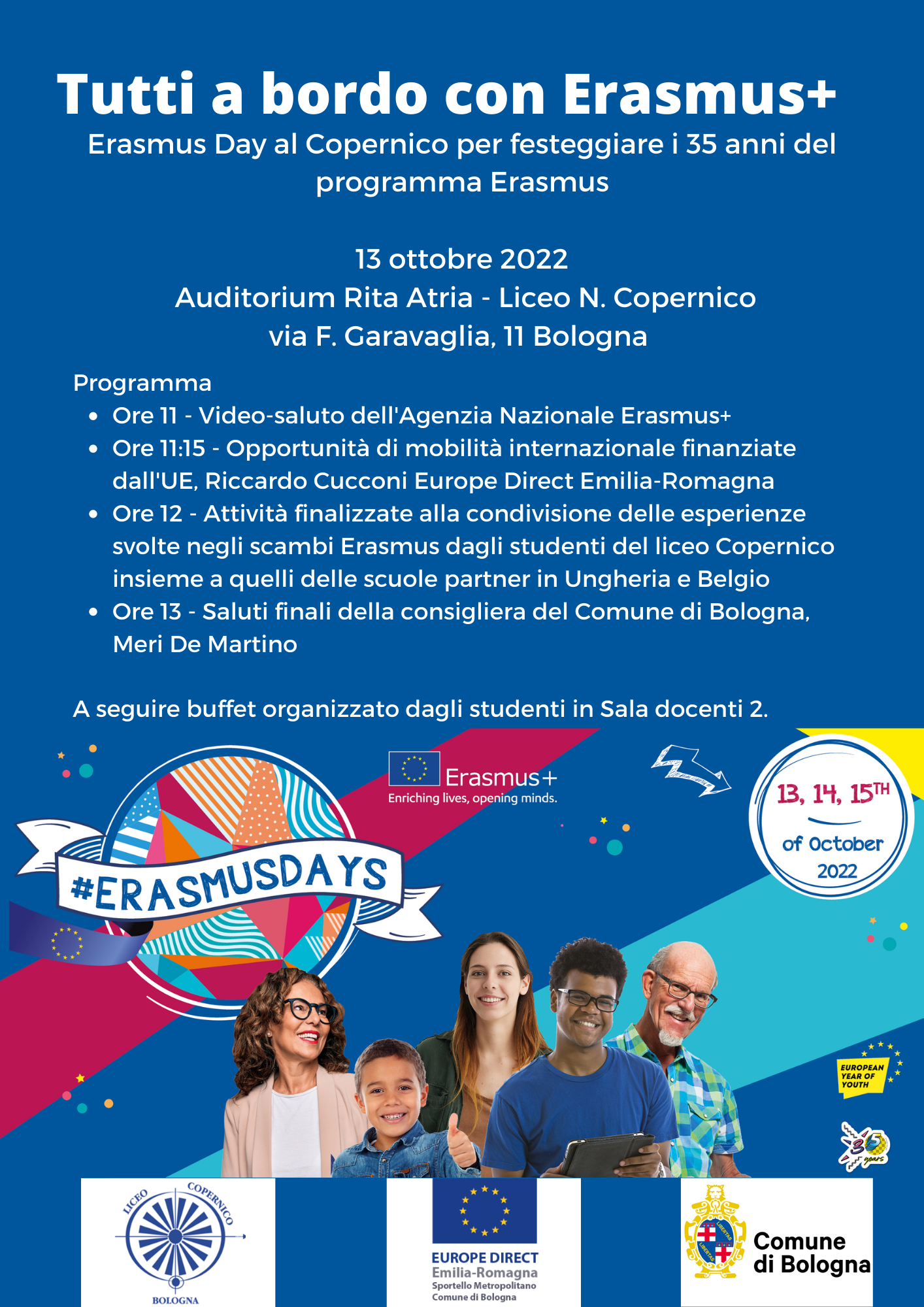 Locandina Erasmus days copernico