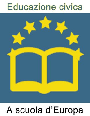logo a scuola d'europa per catalogo 2019-2020 con educazione civica
