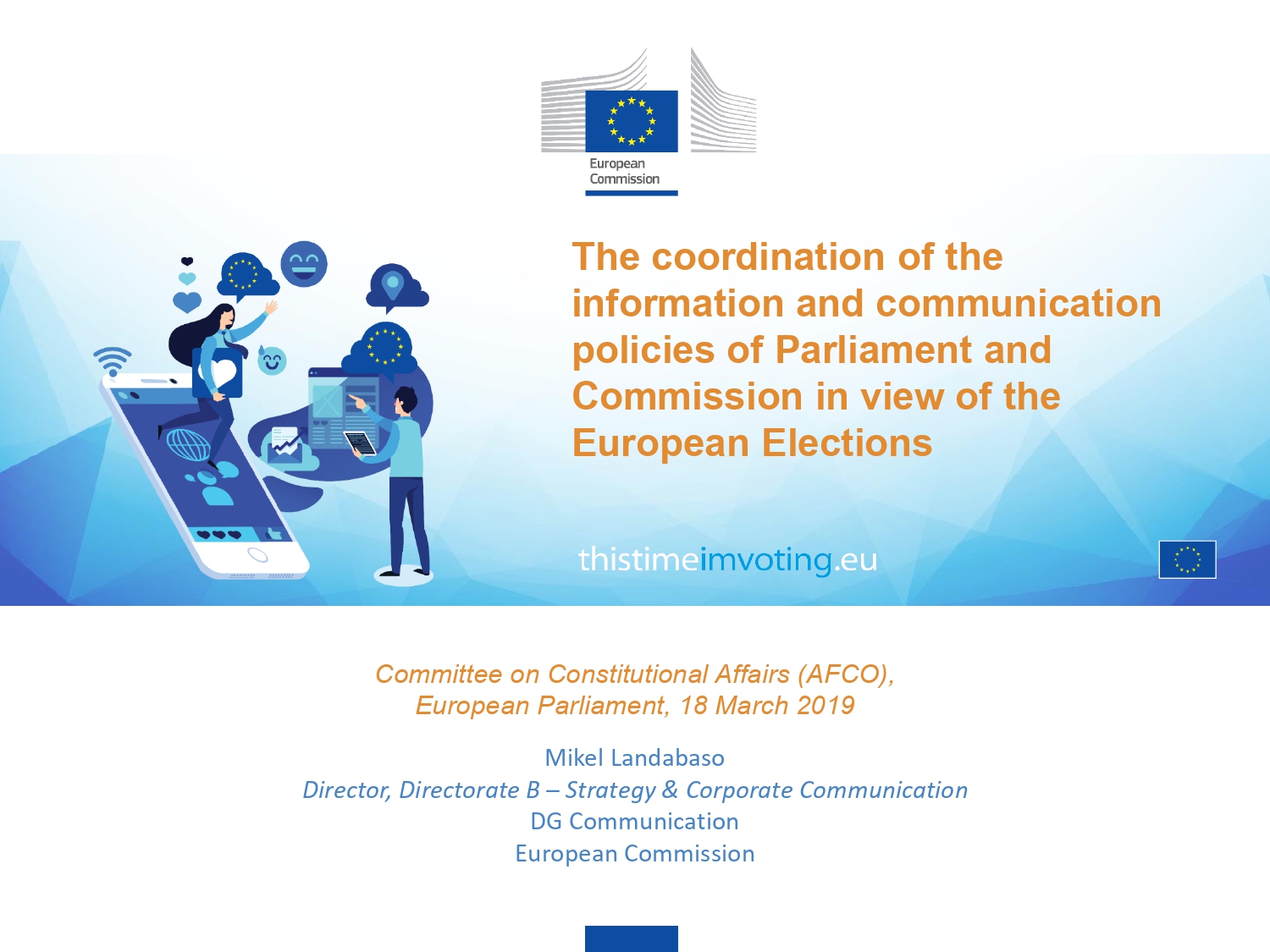 Hearing Elections slide Commissione PE congiunte