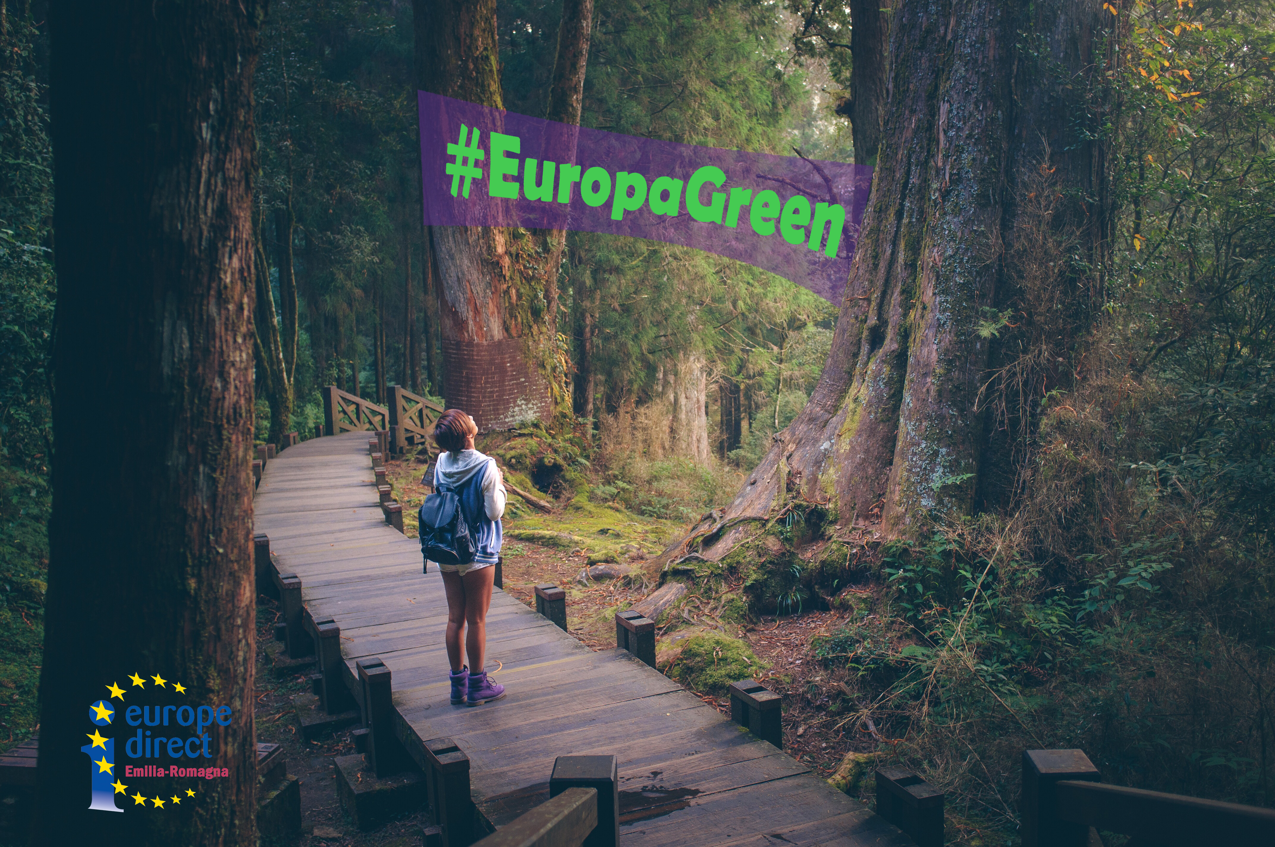img copertina di europagreen ragazza nel bosco
