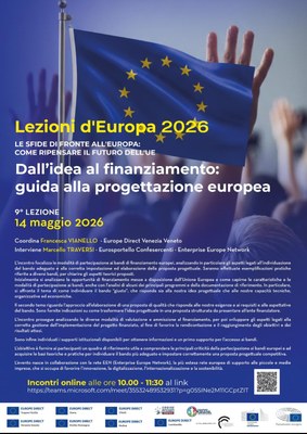 Lezioni d'Europa 14/5/26