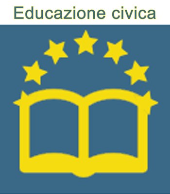 logo a scuola d'europa per catalogo 2019-2020 con educazione civica