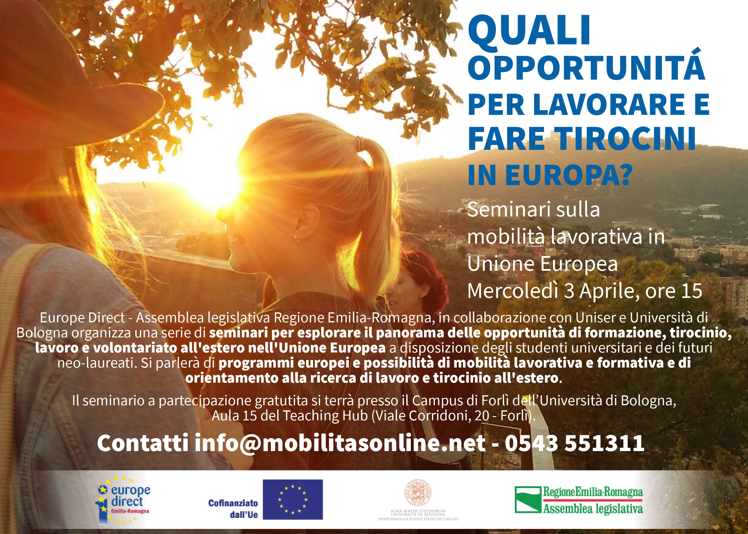 Seminario sulla mobilità lavorativa in Unione Europea, Forlì 03-04-2019