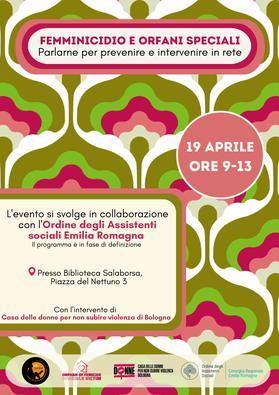 Locandina evento Orfani di Femminicidio