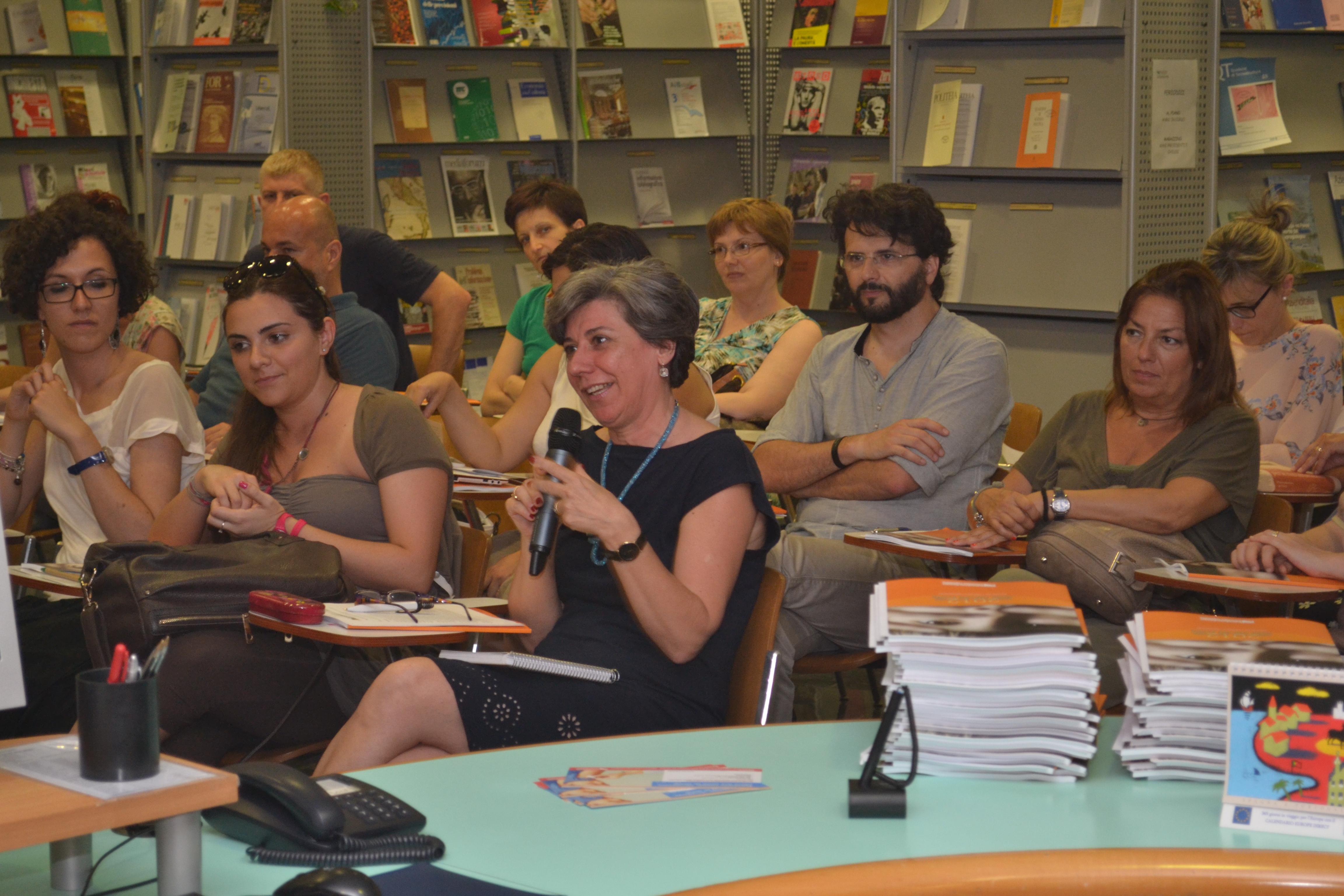 Il primo intervento del pubblico