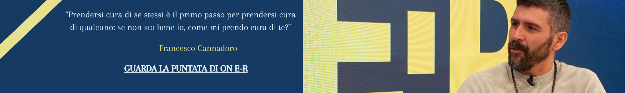 Guarda la puntata di On E-R con Francesco Cannadoro ospite