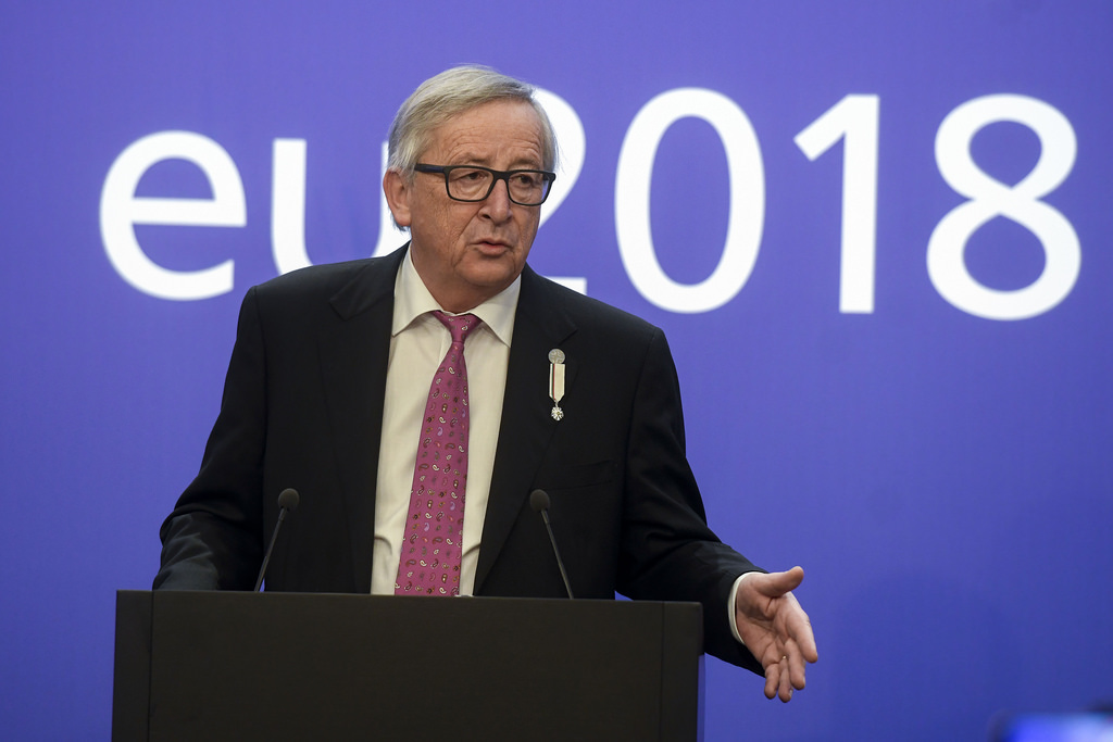 Il discorso sullo stato dell'Unione 2018 del Presidente della Commissione europea.                